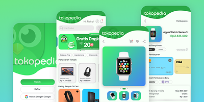 Ecommerce Mobile App tokopedia Figma React Native android appstore css design ecommerce ecommerce mobile app figma flutter ios material ui mobile app design mobile application mui playstore react native tailwindcss ui uiux ux