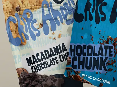 Chips Ahoy Rebrand branding chips ahoy cookie packaging design food packaging foodmarketing graphic design illustration logo logo design typography vector