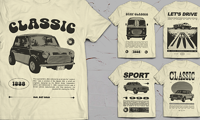 Design vintage car for tshirt brand brand car classic design halftone old shirt streetwear tshirt vintage