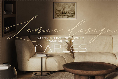 NAPLES Interior & Frame Mock-up canvas collection frame design digital frame ethnic design frame template interior frame interior mockup mockup bundle mockup frame mockup poster mockup scene creator pictures styled interior