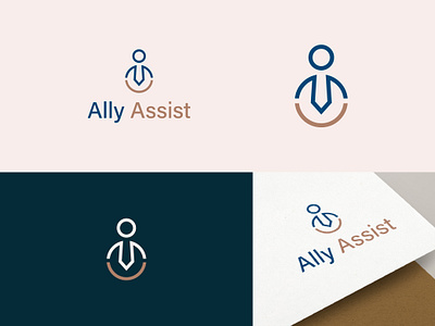 Ally Assist Logo Design animation branding design illustration logo vector