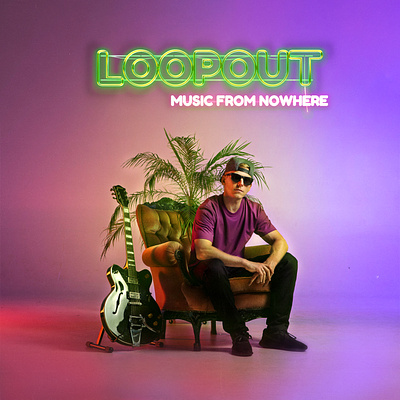 "LOOPOUT" EP cover art art covert design ep lettering music