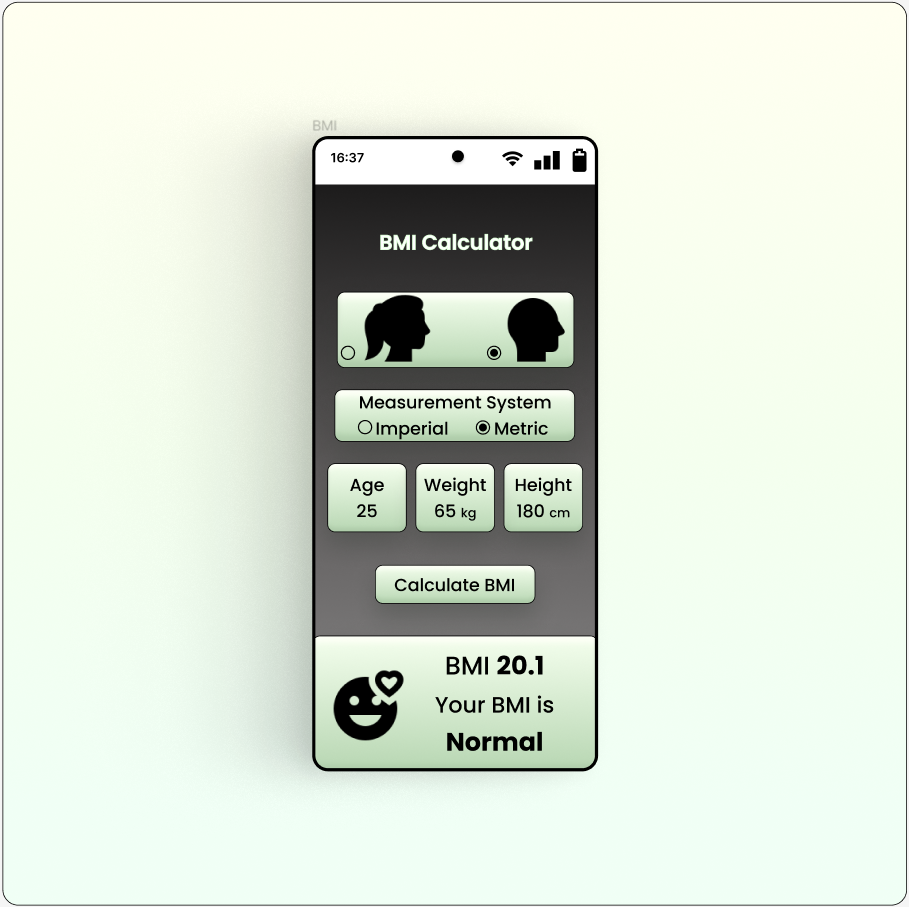Example of UX & UI Design