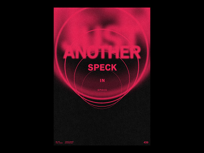 SPECK /439 clean design modern poster print simple type typography