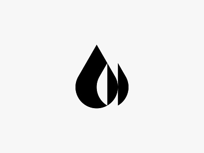 Drops drop icon logo minimal modern simple water