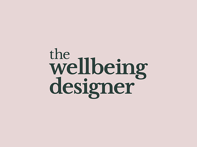 The Wellbeing Designer Personal Branding branding business design graphic design identity logo personal branding ui vector web design wellbeing
