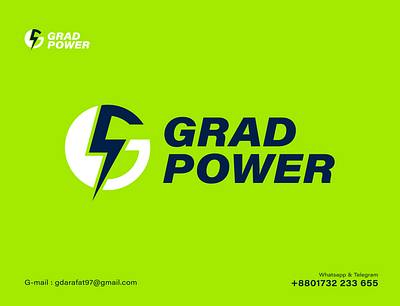 Grad Power Branding branding business logo graphic design logo minimalist logo