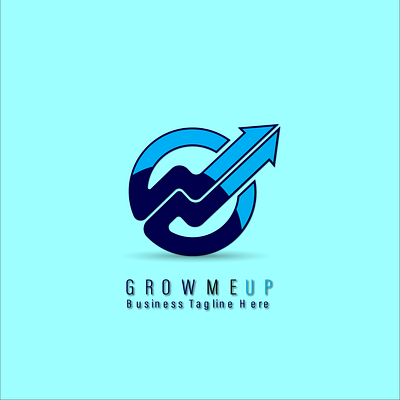 This is a logo groumeup. 3d branding graphic design logo