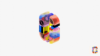 O-3D 3d blender logo ui