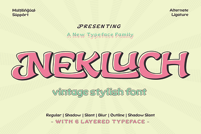 Nekluch - Vintage Display serif