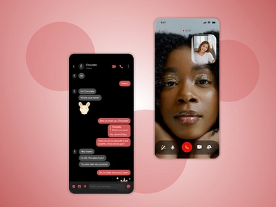 #12 Direct Messaging Mobile - Seamless Connection in Your Hands chat conversation directmessaging mobileapp uiux video call