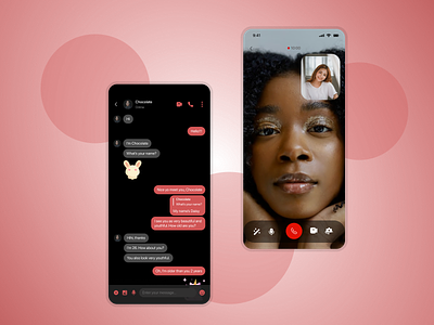 #12 Direct Messaging Mobile - Seamless Connection in Your Hands chat conversation directmessaging mobileapp uiux video call