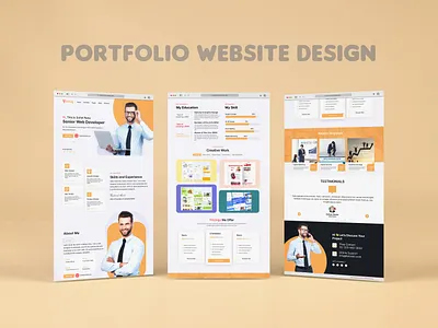 portfolio website design with Figma ux researcher