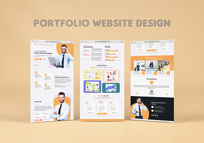 portfolio website design with Figma ux researcher