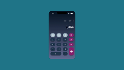 Calculator interface