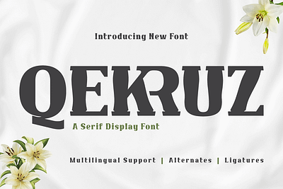Qekruz | Serif Classic Modernism typeface