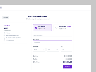 NFT Platform - Subscription Pricing Plan checkout components design figma finance forms input invoice minimal payment popular pricing pricing plan saas subscribe subscription ui ux web web design