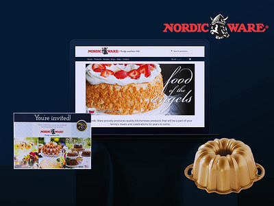 CLIENT: Nordic Ware branding color colour creative design digital graphic design illustration illustrator invitation logo photoshop print design ui ui ux ux web web design website