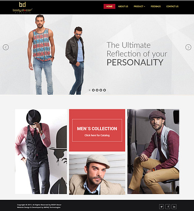 BodyDecor -Traouses branding fashion website pramotions ui user interface ux