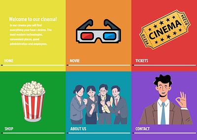 Cinema layout design design ui ux