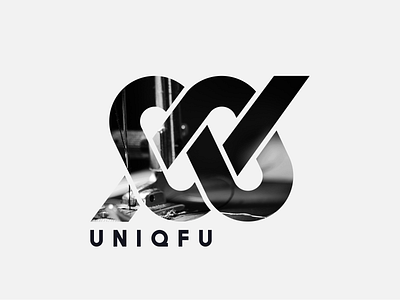 UNIQFU Logo 2d adobe illustrator branding design fabric fashion figma logo sewing thread vector