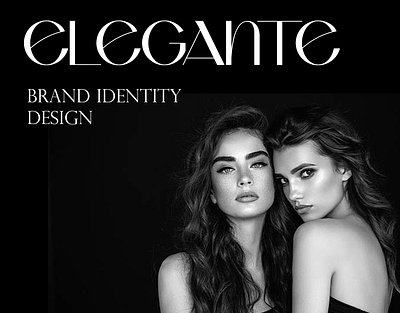Brand Identity for "ELEGANTE" Fashion Brand