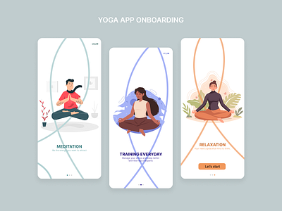 Yoga app onboarding