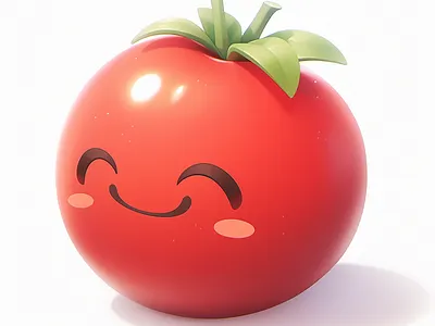 a 3d tomato dall e