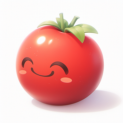 a 3d tomato dall e