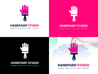 Creative, Modern, HandPaint Logo Design branding creative logo graphic design hand concept logo handpaint logo logodesign modern logo sharafathshuvo