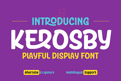 Kerosby - Handwriting Font fun