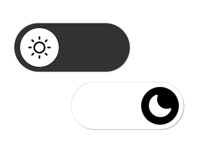 Toggle Dark And Light Mode Button Designs aplication button design design figma minimal toggle button ui web