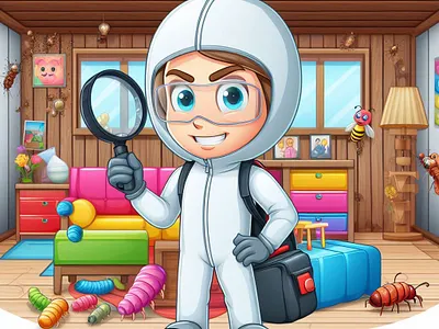 Termite Control Poster 8 graphic design illustration pest control graphics pest control graphics work