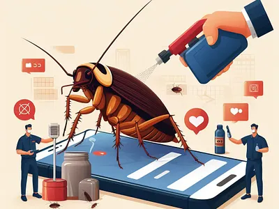 Termite Control Poster 4 graphic design illustration pest control graphics pest control graphics work