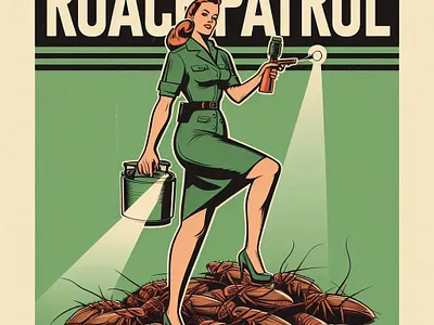 Termite Control Poster 3 graphic design illustration pest control graphics pest control graphics work