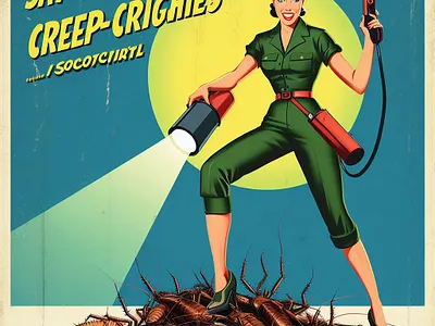 Termite Control Poster 2 graphic design illustration pest control graphics pest control graphics work