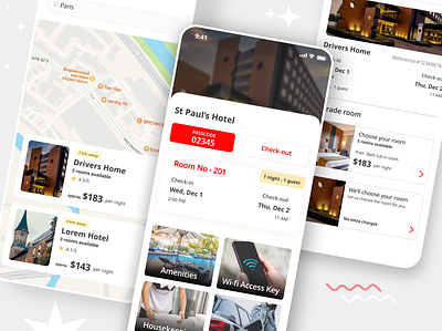 Hospitality App - Your Ultimate Guest Experience experience design graphic design guest hospitality ui user experience design
