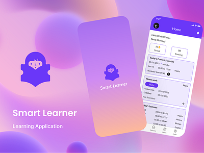 Smart Learner - Learning Application app design edtech education learningpp