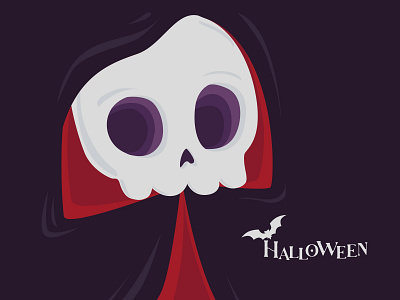 Skeleton hallowen illustration skeleton