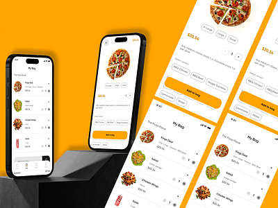 Food App Design animation figma modern design prototyping uiux design user experience