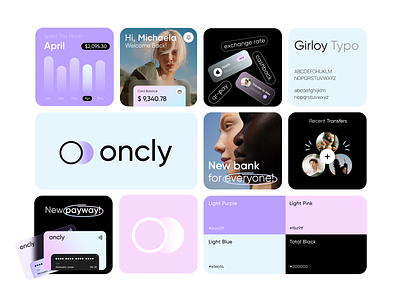 Oncly - Payment Branding balance bank brand identity branding card cashback design graphic design icon identity layout logo money payment qr pay startup transactions ui ux wallet webdesign