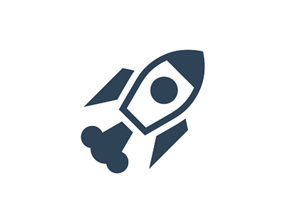 Rocket Launch 🚀👇🏼 vector icon