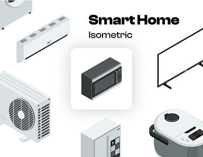Smart Home Isometric business creative display energy graphic design home illustration interior isometric smarthome vector