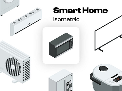 Smart Home Isometric business creative display energy graphic design home illustration interior isometric smarthome vector