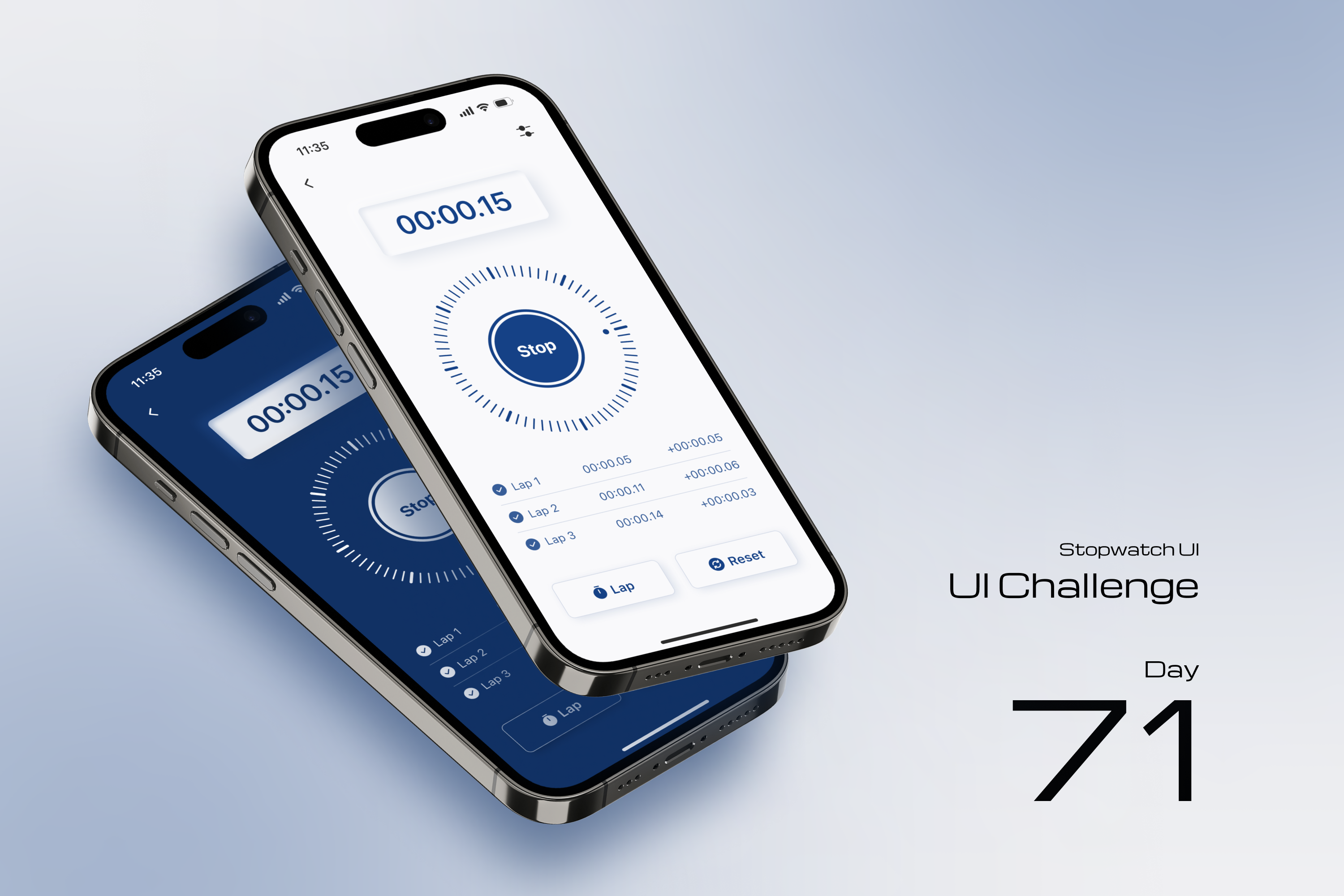 Stopwatch Interface clear design interface design ios lap minimalist mobile mobile app mobile ui neumorphism stop stopwatch time timer ui ui design user interface ux ui widget