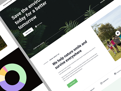 Environment Website Design adobe xd animation figma prototyping responsive design uiux design website design wireframes