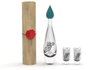 Arak Zawzani (Lebanon) 3d 3d design alcohol arak beirut bottle design brand identity branding lebanese lebanon liquor package design packaging product design
