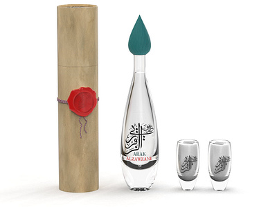 Arak Zawzani (Lebanon) 3d 3d design alcohol arak beirut bottle design brand identity branding lebanese lebanon liquor package design packaging product design