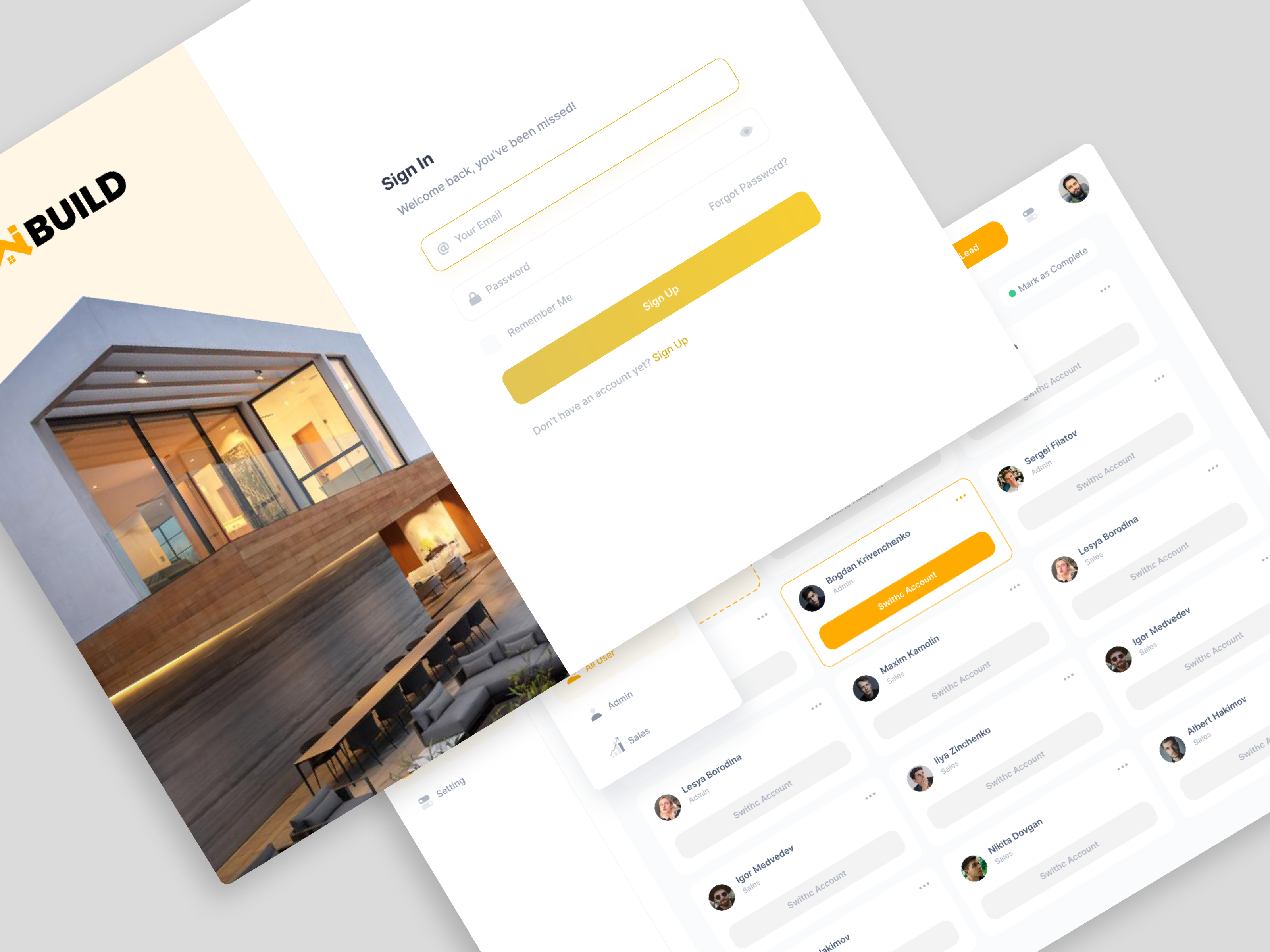 Example of Real Estate Website Design & Dev