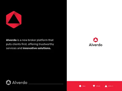 Alverdo logo branding broker logo design graphic design logo logo 2022 logo 2023 logo in trends logo trading logo2021 logo in trend logo wave red logo trading broker logo trading market logo ui